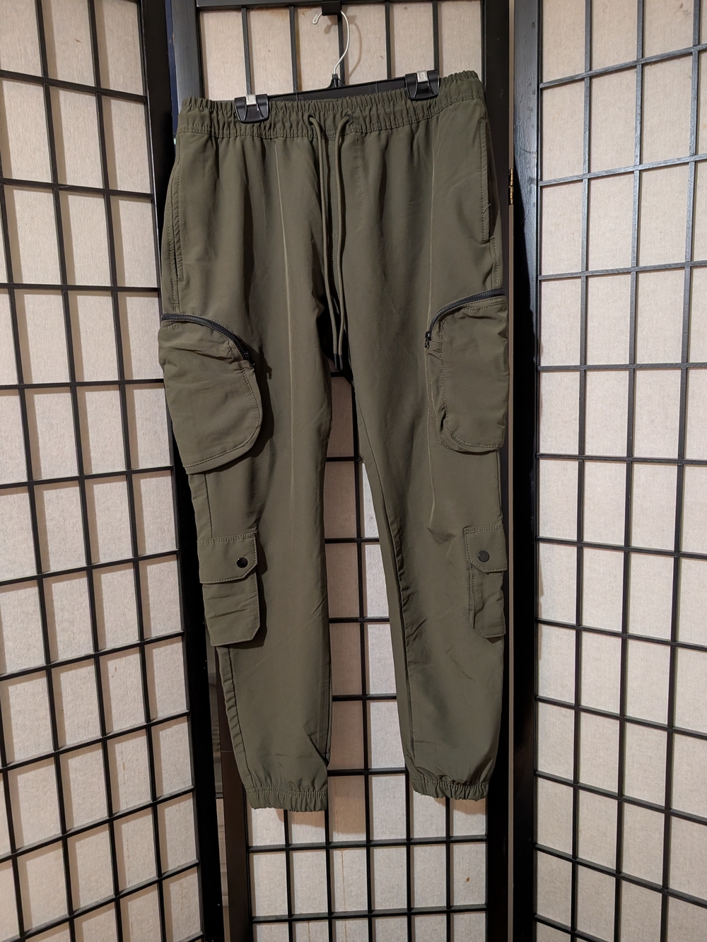 Aeropostale Olive Green Cargo Joggers